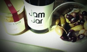 Wine and Snacks during sandy